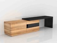 Special Shape Light Pressed Particle Board TV Stand For Interior Home Decoration
