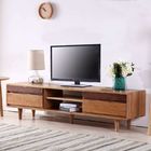 Scratch - Resistant Colored Particle Board TV Stand 60 Inch Laminate Door Easy To Clean