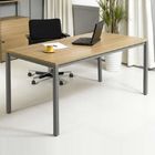 Grey Laminated Particle Board Office Furniture For Cool Mens Office Decor 1200*1400*750mm