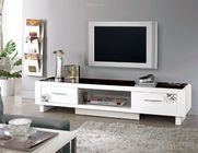 Eco - Friendly Solid Wood TV Cabinet / Simple Design Wooden Television Stands