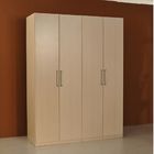Laminated Particle Wood Storage Cabinets With Doors And Shelves Customized Size