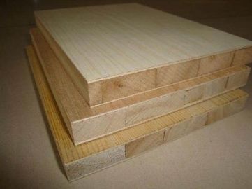 Double Sides Commercial Block Board / Water Resistant Pine Wood Block Board