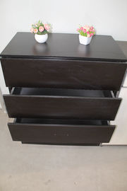 Custom Made Black Wooden Shoe Cabinet / MDF Panels Tall Narrow Wooden Shoe Rack