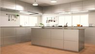 چین کابینت آشپزخانه سفید ملامین، کابینت جامد چوبی برای آشپزخانه شرکت