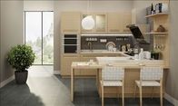 چین کابینت آشپزخانه آشپزخانه خانه پیش ساخته PVC با نوار لبه لامینت شرکت